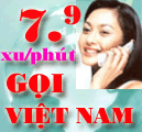 Goi Vietnam 9.9 cents/phut